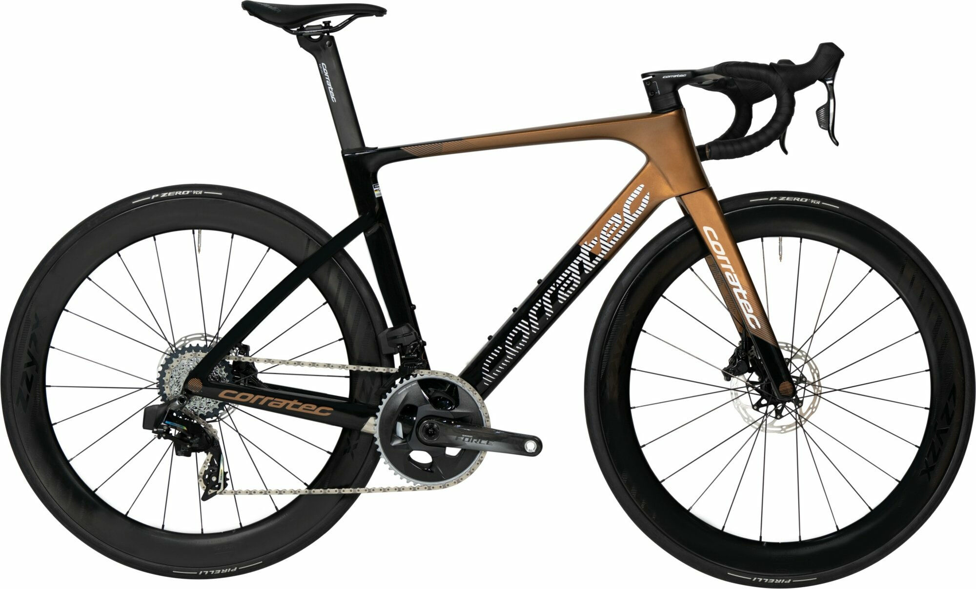 Corratec CCT EVO Pro Factory Copper/Pearlized Black/Metallic Grey/Anodized White 2024 28" Diamant