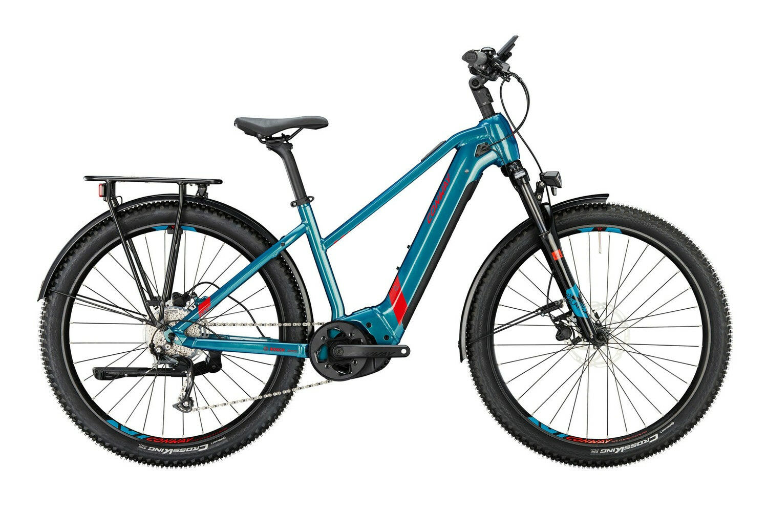 Conway CAIRON C 2.0 500 darkpetrol metallic / red 29" 500 Wh Trapez 49 cm