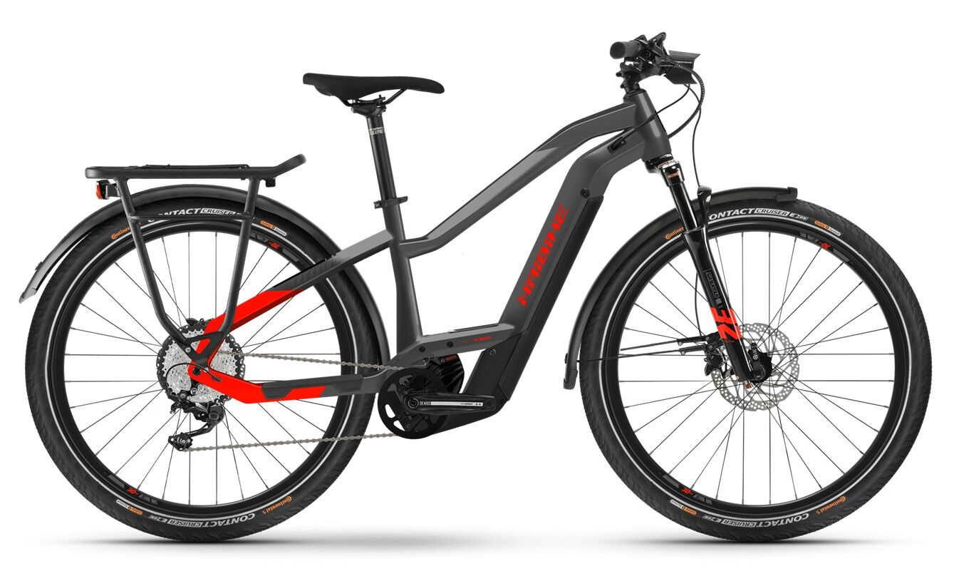 Haibike Trekking 9 anthracite/red 2022 27,5" 625 Wh Trapez