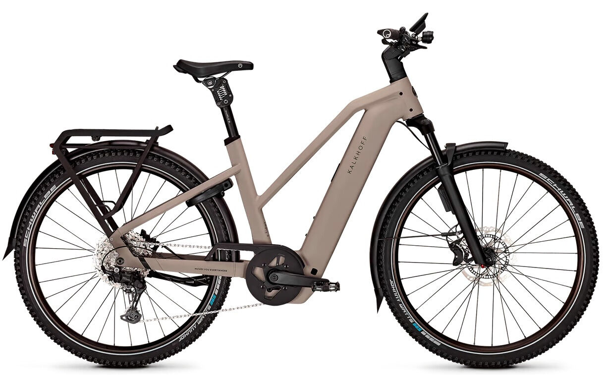 Kalkhoff ENTICE 5+ EXCITE ABS TRAPEZ - 29" 800 Wh - moonstonegrey matt