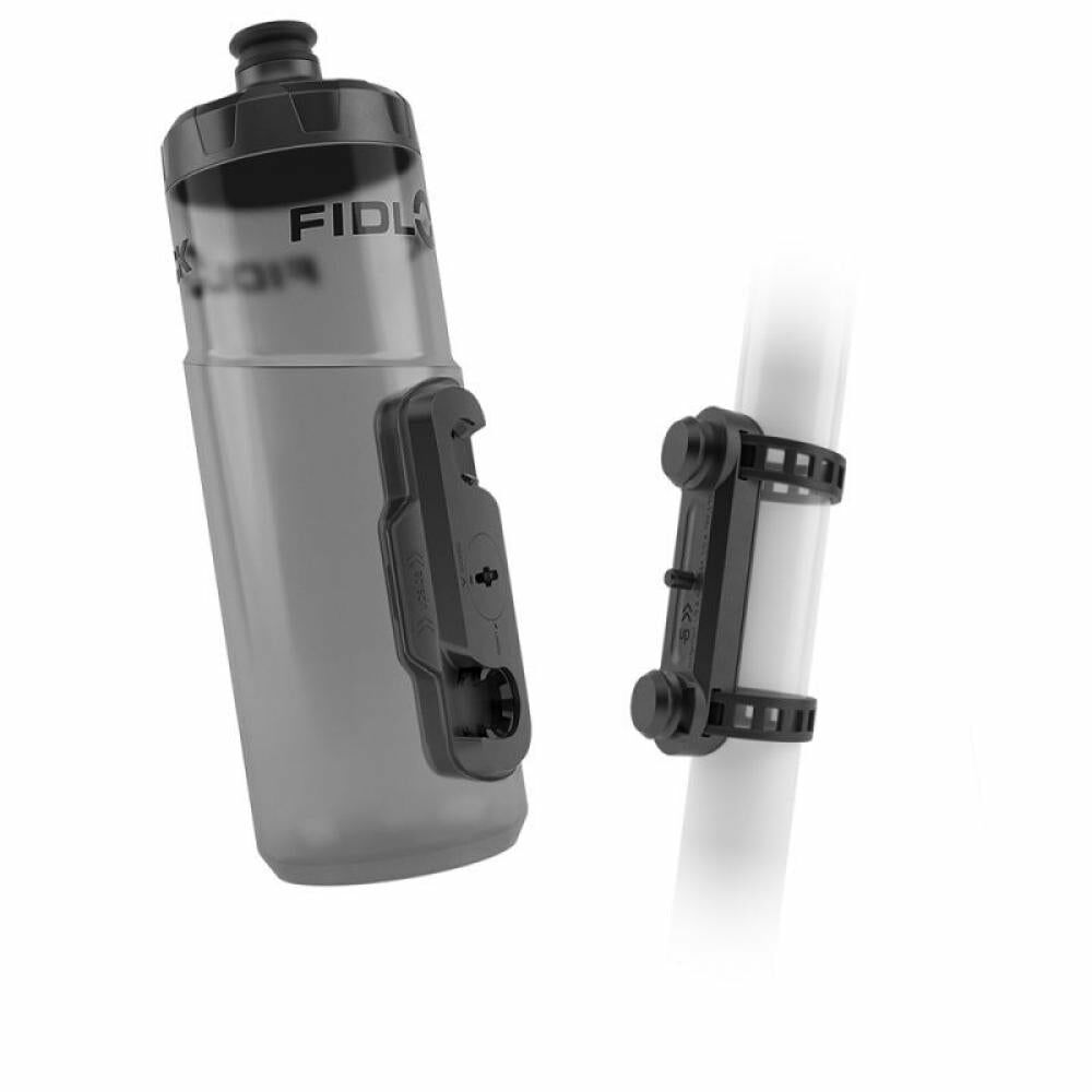 Fidlock TWIST 600 Trinkflasche + Uni Base smoke