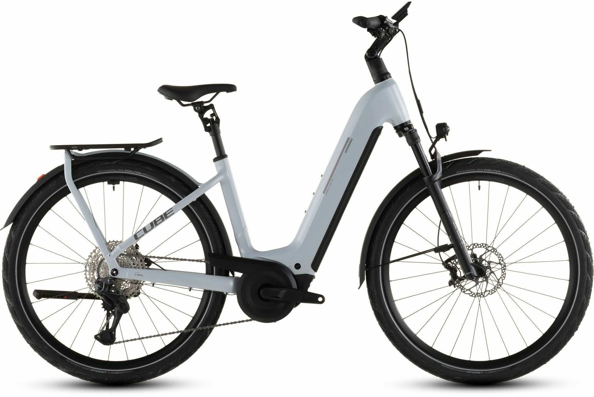 Cube Kathmandu Hybrid SLX 800 foggrey´n´grey 28" 800 Wh Wave