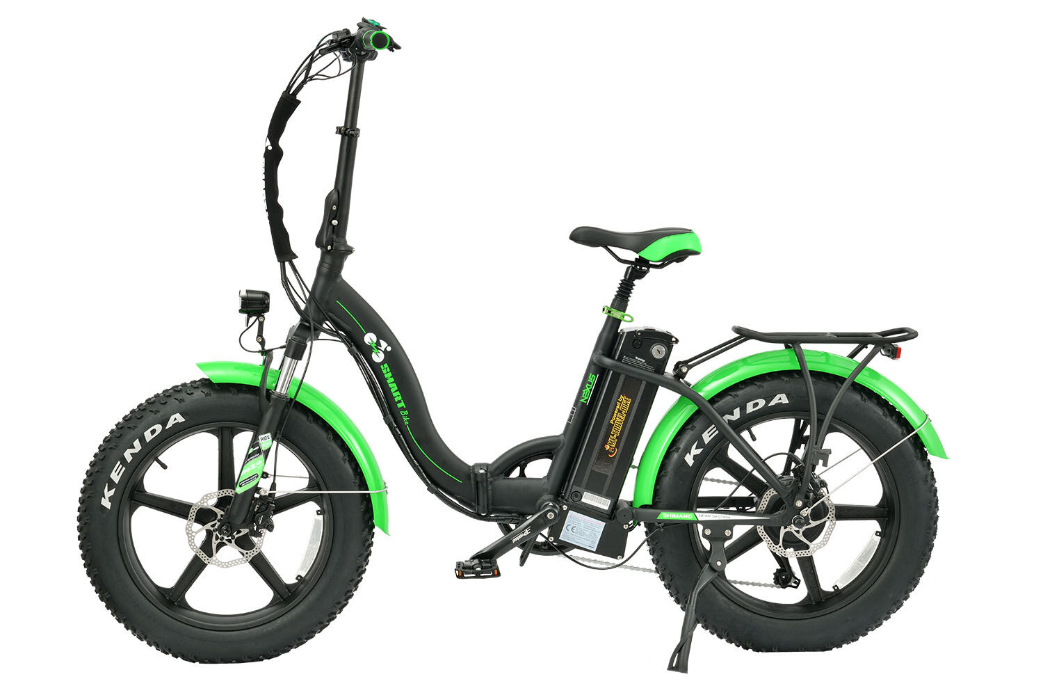 SMARTbike NEXUS 4.0 schwarz-grün 2023 20" 690 Wh Wave