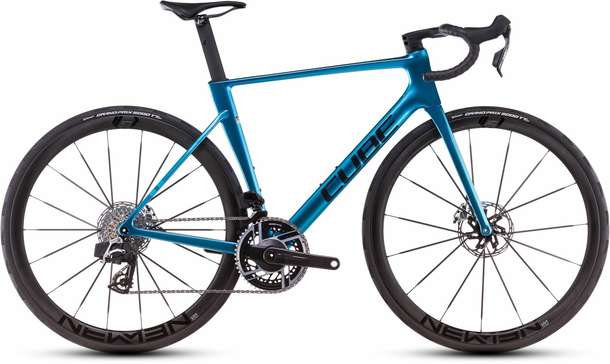 Cube Litening AIR C:68X SLX chromeblue´n´carbon 28" Diamant