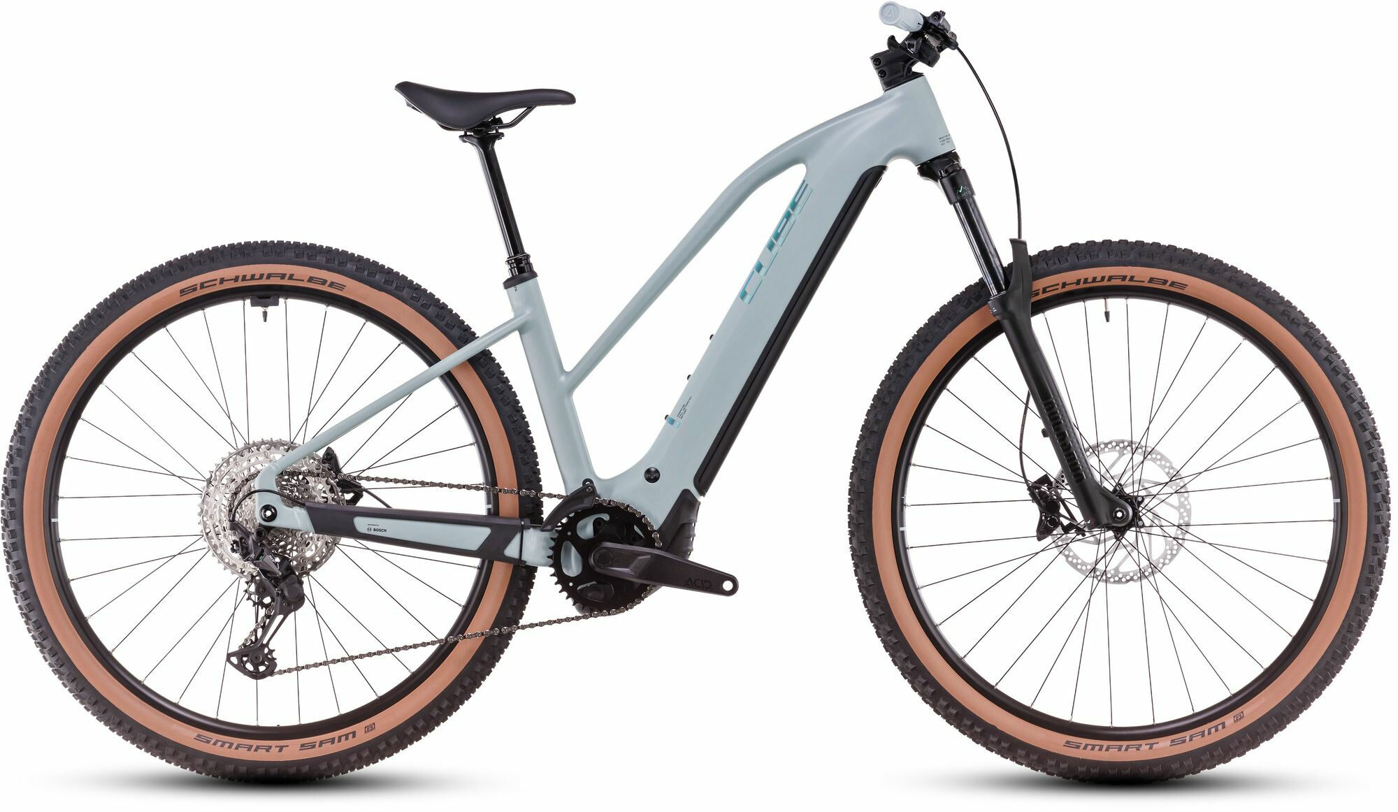 Cube REACTION HYBRID RACE 800 TRAPEZ - 275" 800 Wh - desertgreen´n´prism
