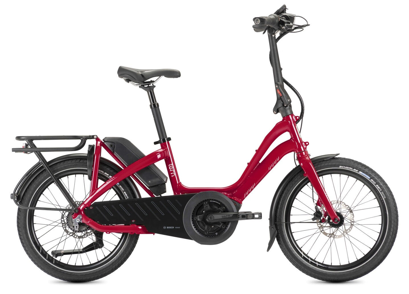 Tern NBD S5i gloss metallic red / silver 20" 500 Wh Wave