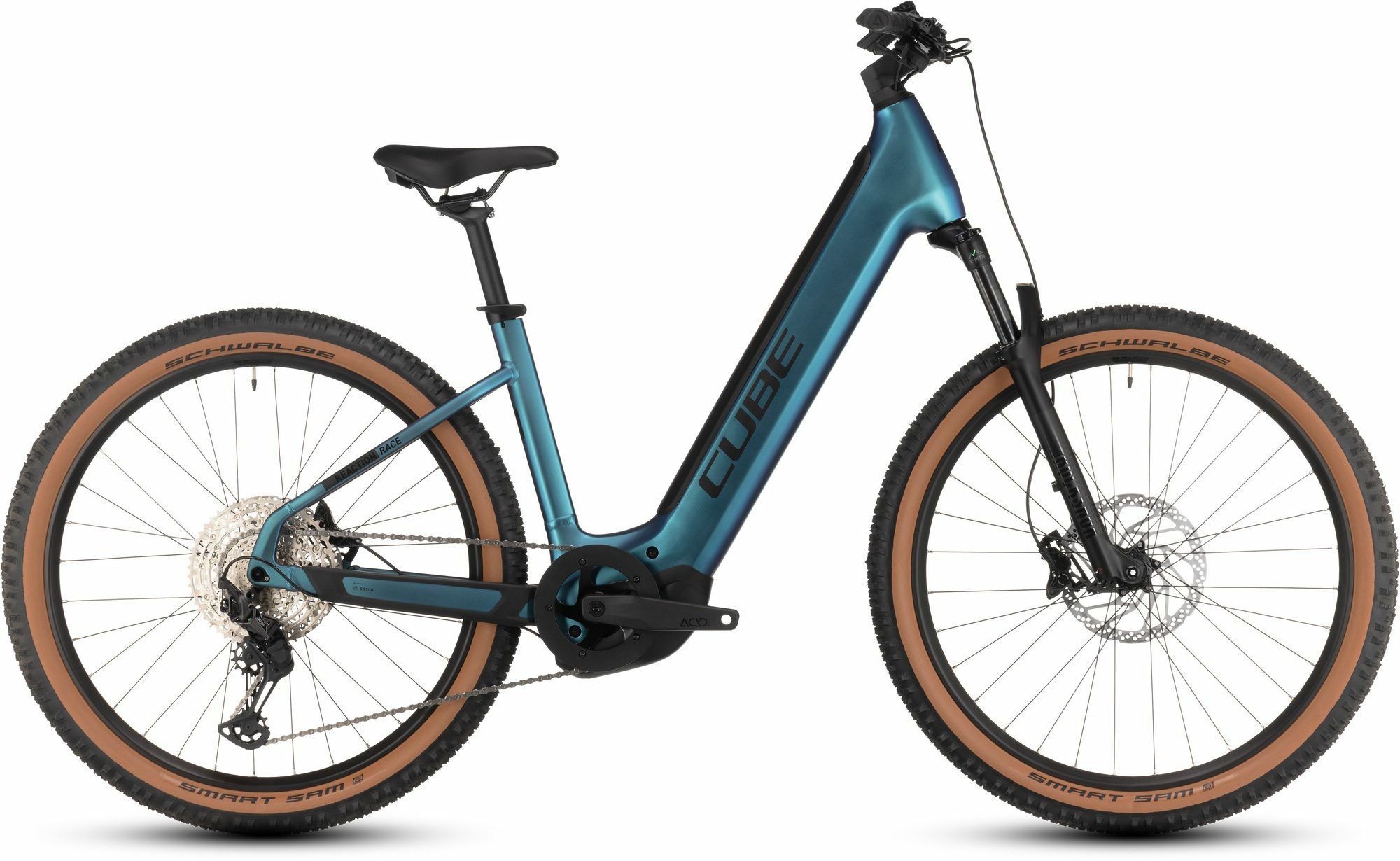 Cube Reaction Hybrid Race 625 switchblue´n´black 27,5" 625 Wh Wave