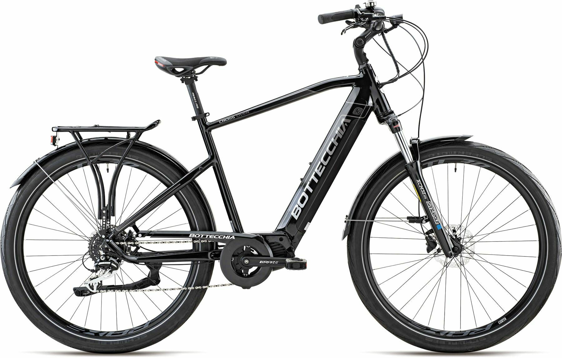 Bottecchia BE28 CROSSOVER - 28" 900 Wh - C02 Black 48 cm