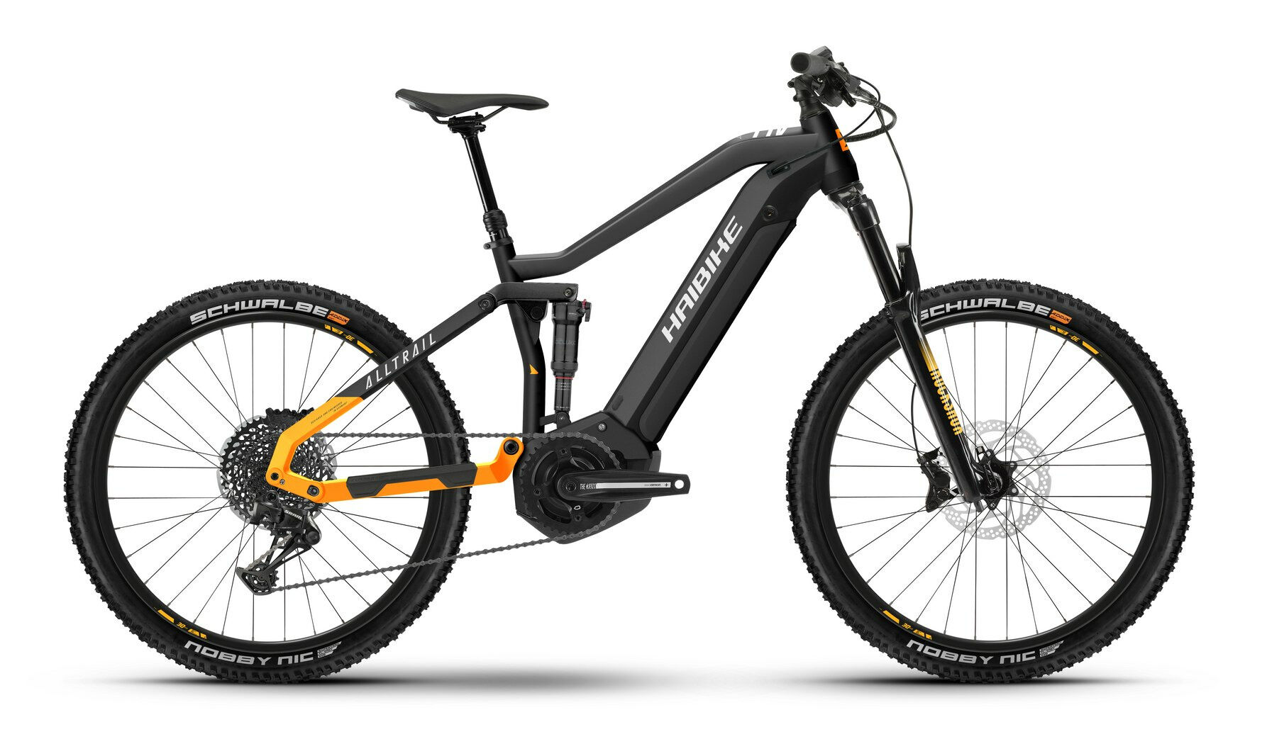 Haibike AllTrail 6 matte-gloss black/mango 2022 27,5" 630 Wh Diamant