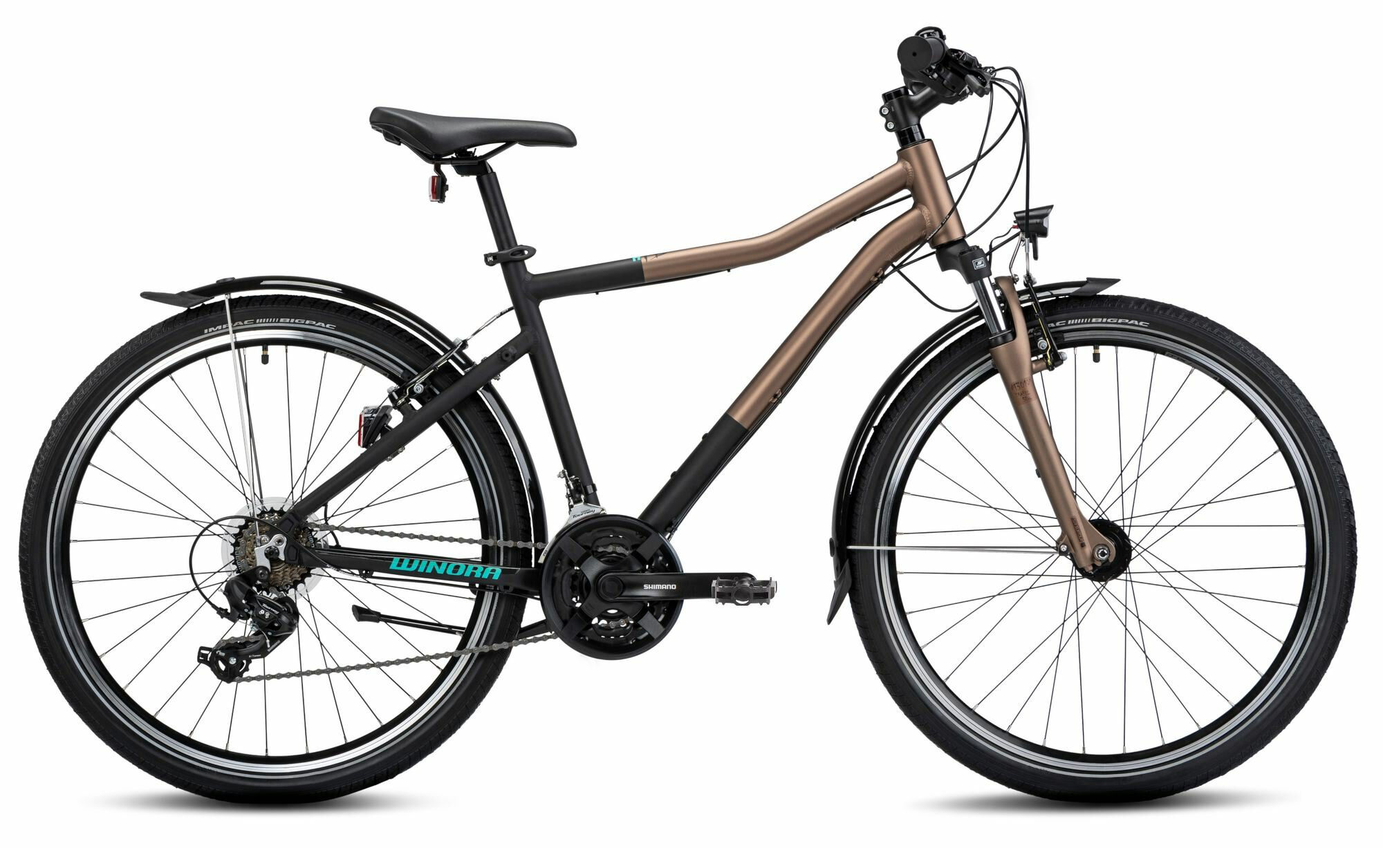 Winora Rage 26 Black/Bronce matte 26" Diamant