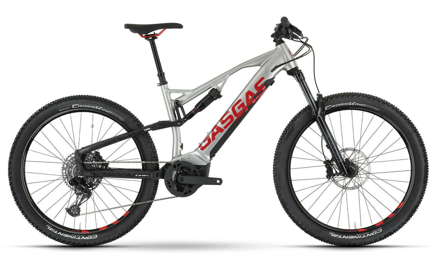 GASGAS TRA 6 Turbine Silver / Electronic Red 29" 630 Wh Diamant
