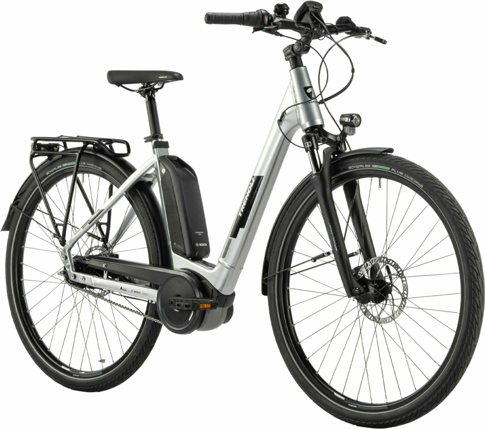 Trenoli BRENTA CLASSICO ACTIVE PLUS NX silver-glänzend 28" 500 Wh Wave 45 cm