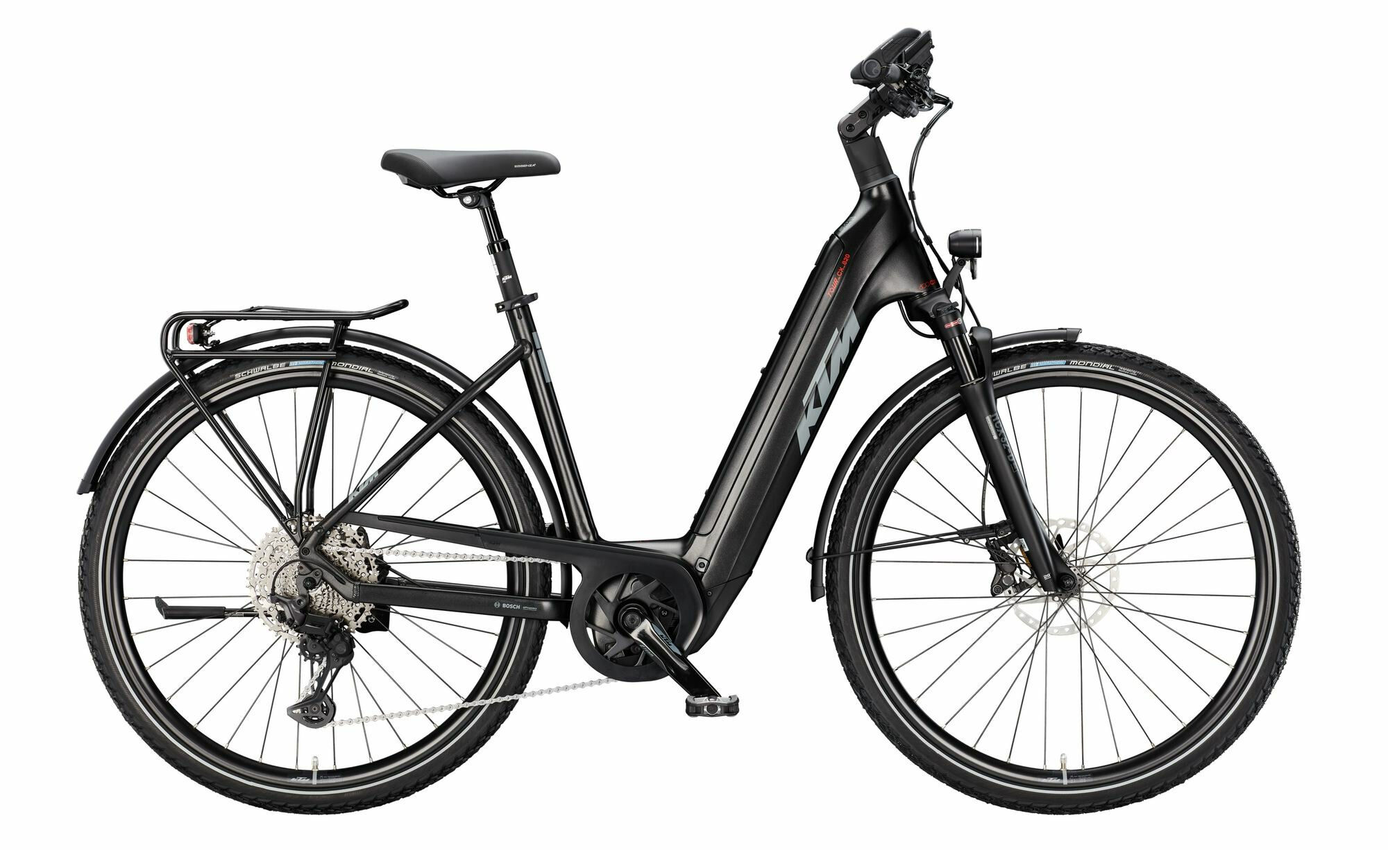 KTM MACINA TOUR CX 820 WAVE - 28" 800 Wh - diamond black matt (grey+burnt orange... 51 cm