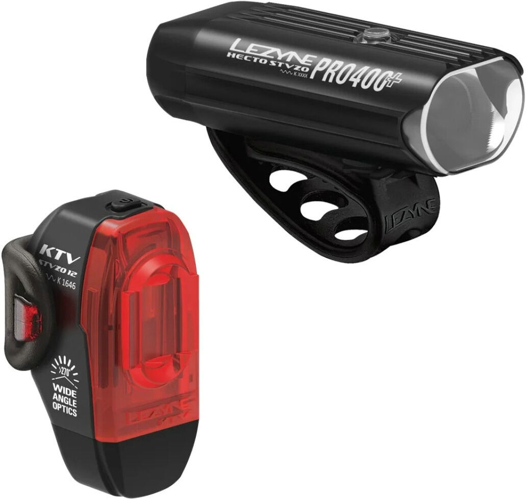 Lezyne Beleuchtungsset Hecto Pro STVZO 400+ / KTV Drive STVZO Y17