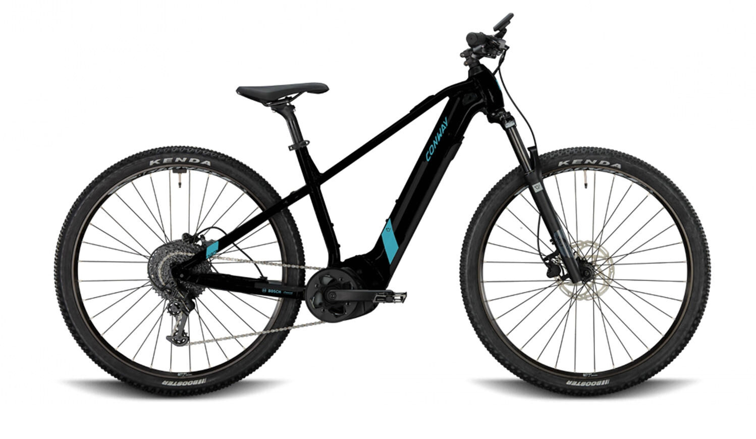 Conway Cairon S 2.0 625 black metallic matt / turquoise metallic  2024 29" 625 Wh Diamant