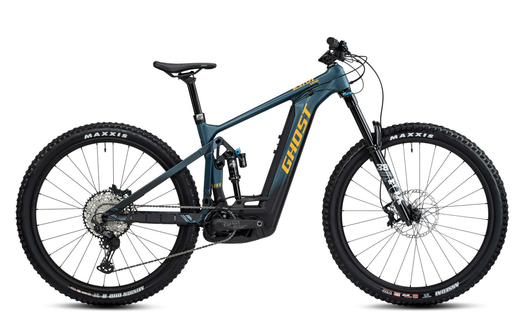 Ghost E-RIOT EN PRO - 29" 750 Wh - dirty blue/dirty orange - glossy/matt XL