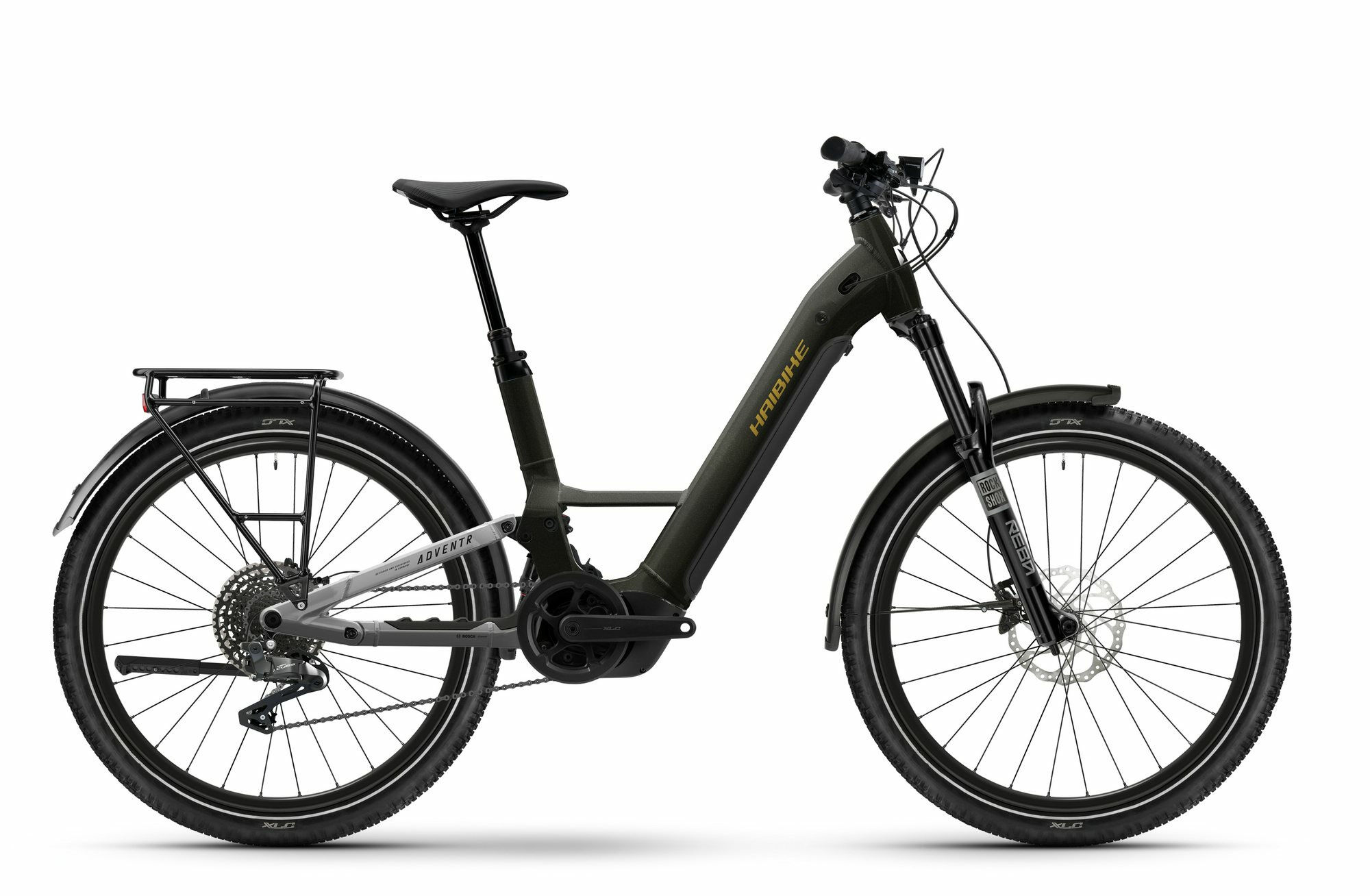 HAIBIKE ADVENTR 6 LOW - 275" 800 Wh - sparkling black/platinum chrome glänzend