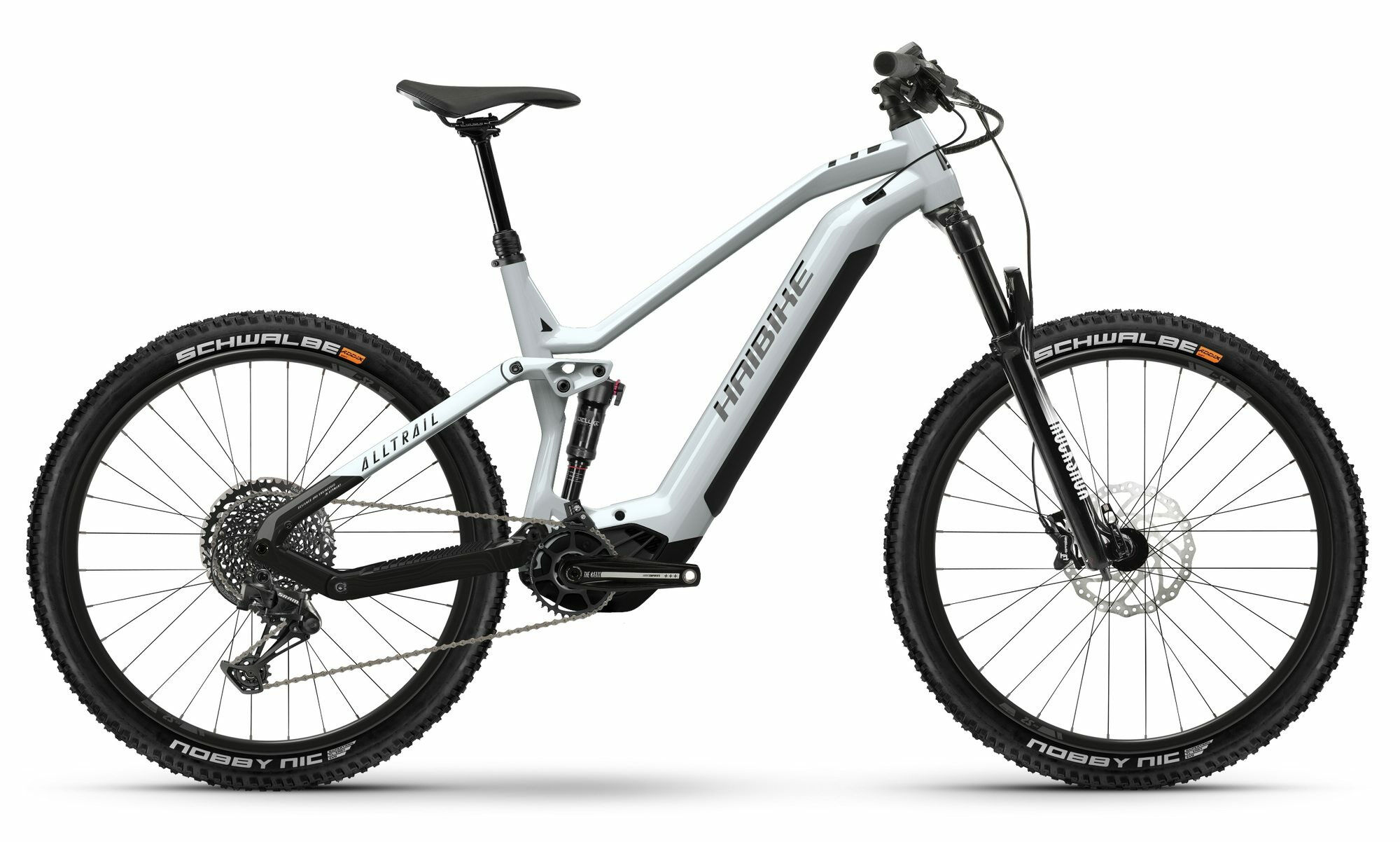 Haibike ALLTRAIL 7 27.5 gloss silver pearl black 27;5" 720 Wh Diamant 41 cm