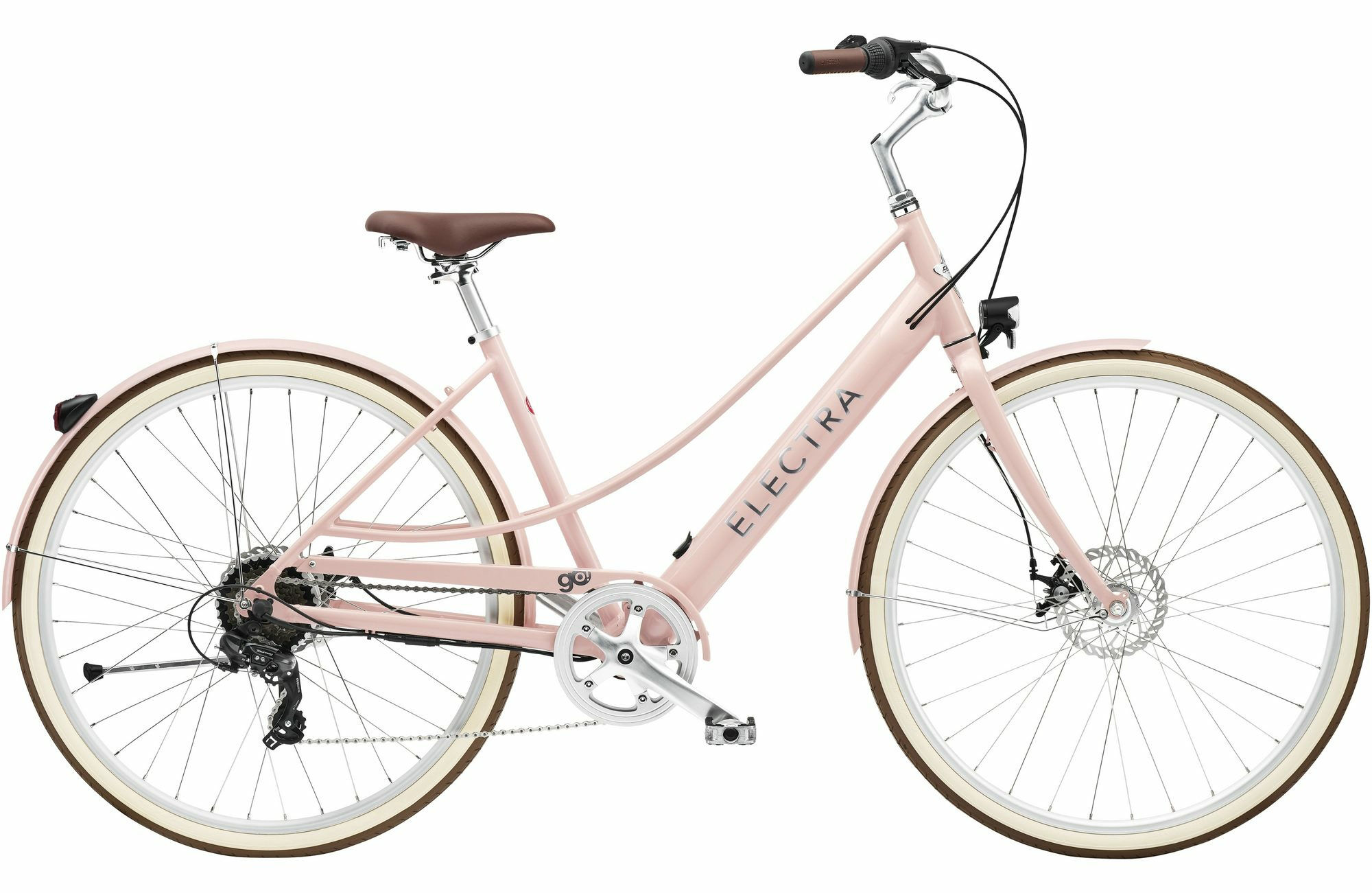 Electra Loft Go! 7D EQ Step-Thru Cloud Pink 2024 28" 250 Wh Trapez