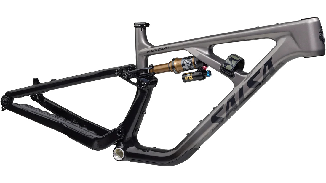 Salsa Blackthorn 145 Carbon Frameset Silver Stealth Diamant S