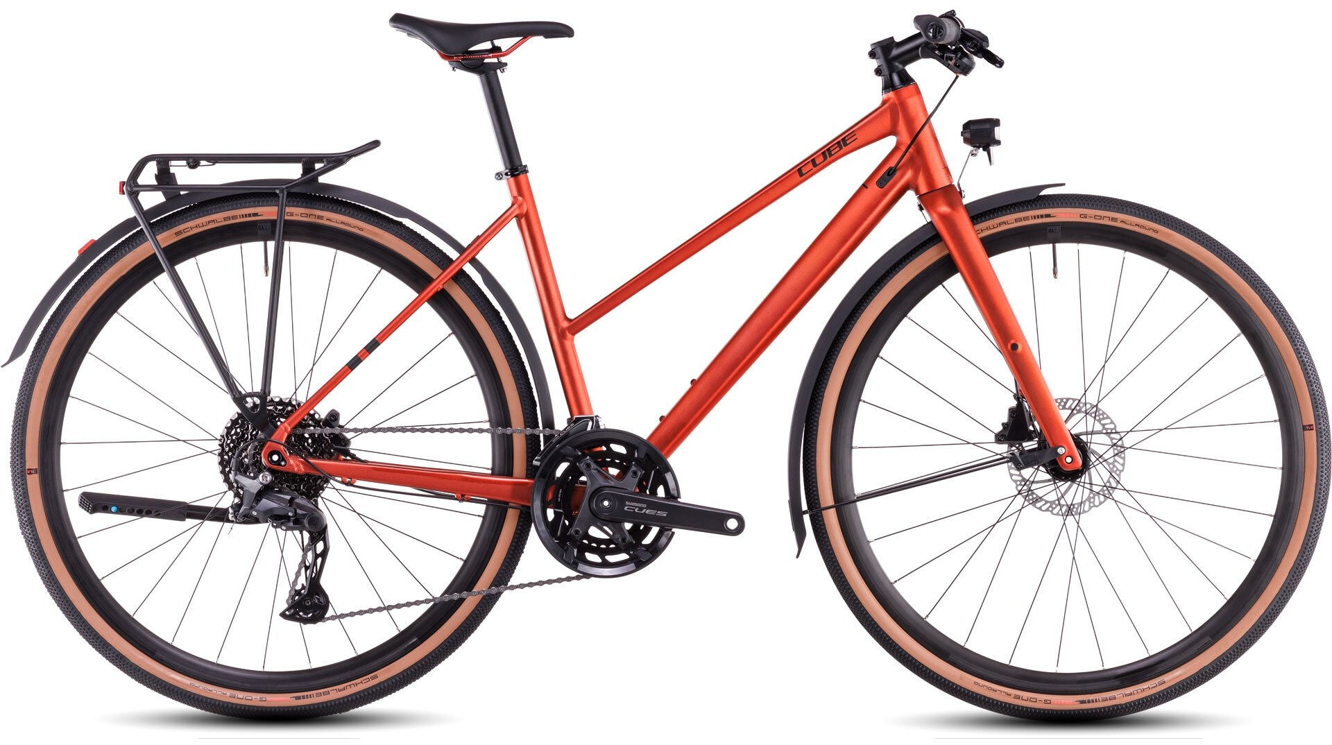 Cube Nulane Pro FE fireorange´n´black 28" Trapez
