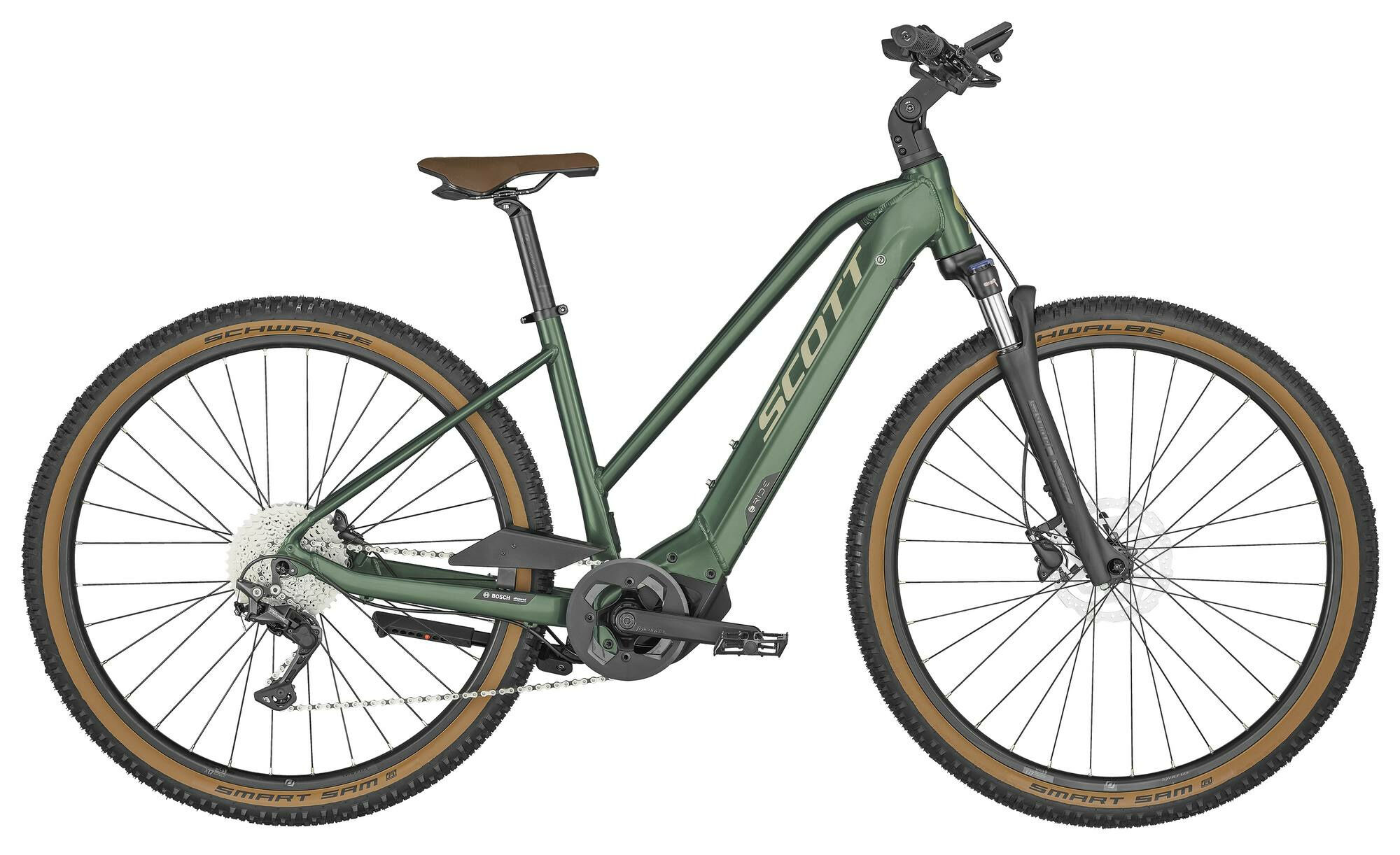 Scott Sub Cross eRIDE 10 Lady Malachite Green 2024 28" 625 Wh Trapez