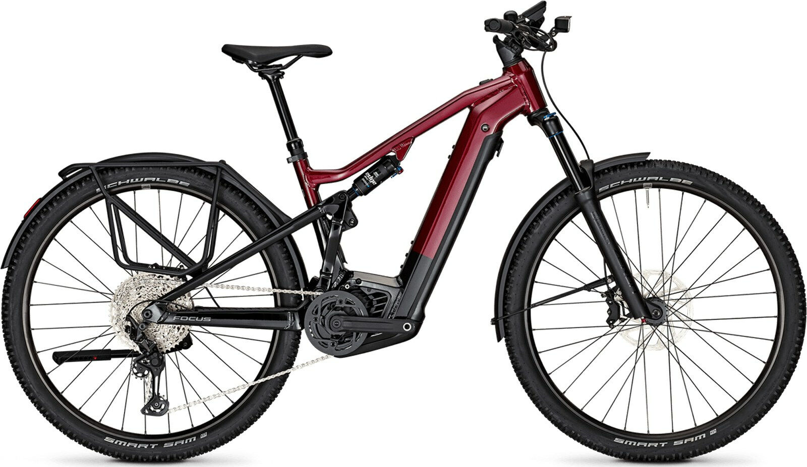 Focus THRON² 6.8 EQP Mahagonyred glossy / Magicblack glossy 29" 750 Wh Diamant