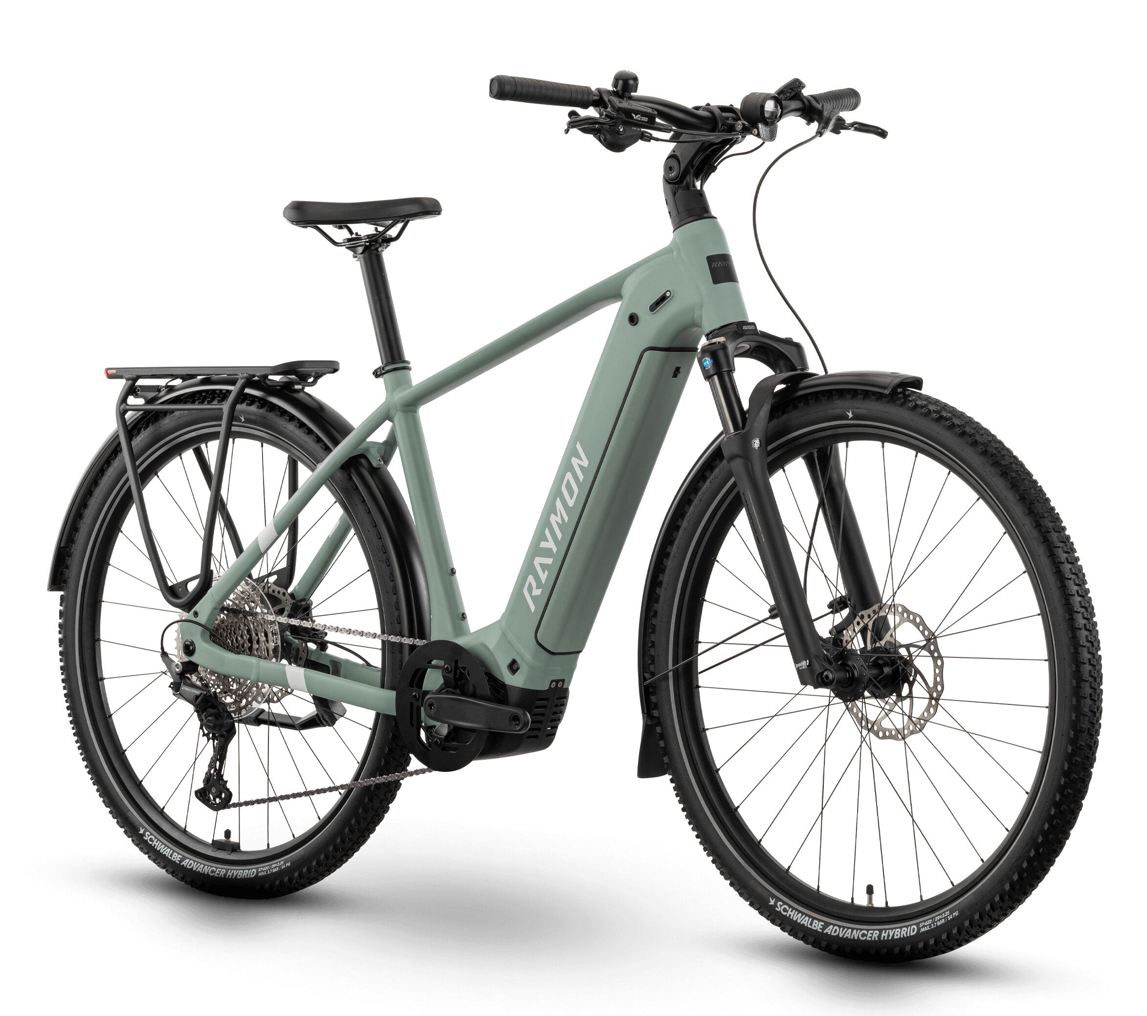 Raymon TAHONA PRO DIAMOND - 29" 800 Wh - Mint/Cotton/Violett